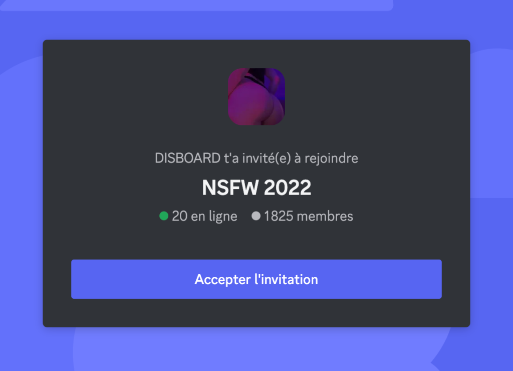 invitation to join a discord server 